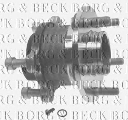 BWK1103 Borg&beck cubo de rueda trasero
