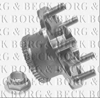 BWK1106 Borg&beck cubo de rueda trasero