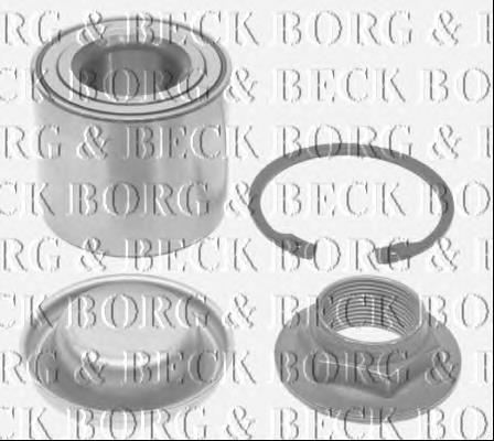 BWK1112 Borg&beck cojinete de rueda trasero