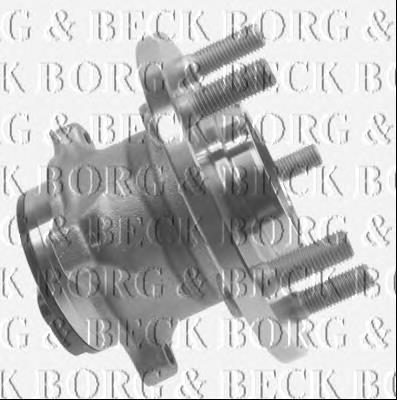 BWK1099 Borg&beck cubo de rueda trasero