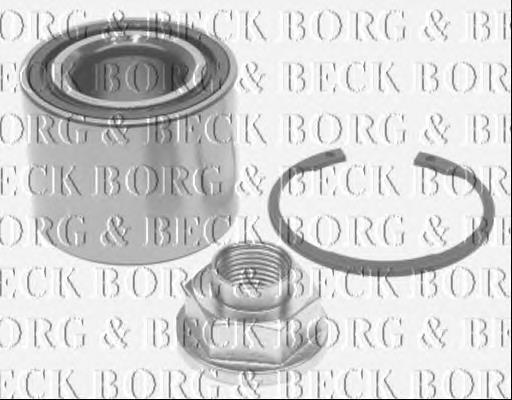 BWK1143 Borg&beck cojinete de rueda trasero