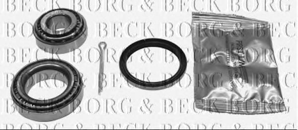 BWK116 Borg&beck cojinete de rueda trasero