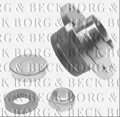 BWK1141 Borg&beck cubo de rueda trasero