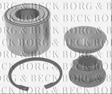 BWK1140 Borg&beck cojinete de rueda trasero