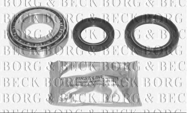 BWK237 Borg&beck cojinete de rueda trasero