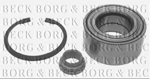 BWK217 Borg&beck cojinete de rueda trasero
