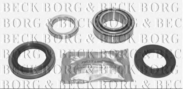 BWK207 Borg&beck cojinete de rueda trasero