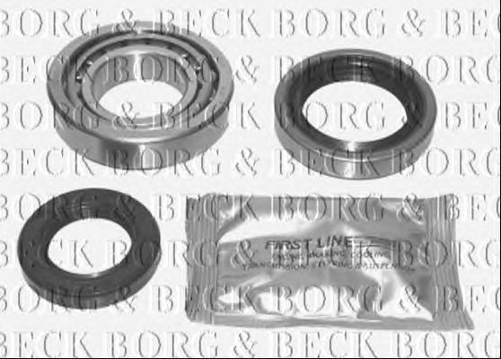 BWK230 Borg&beck cojinete de rueda trasero