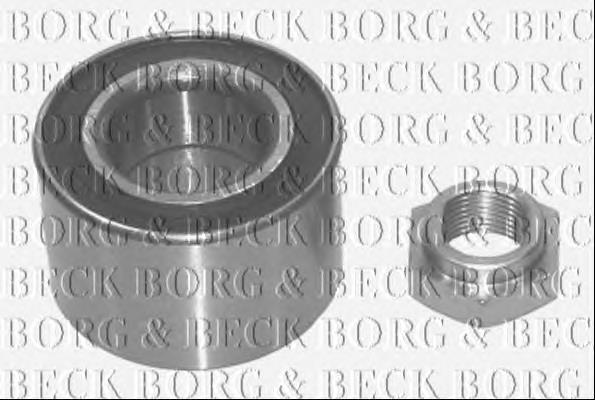 Cojinete de rueda trasero BWK286 Borg&beck