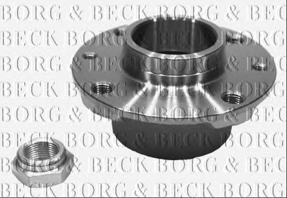 BWK291 Borg&beck cubo de rueda trasero
