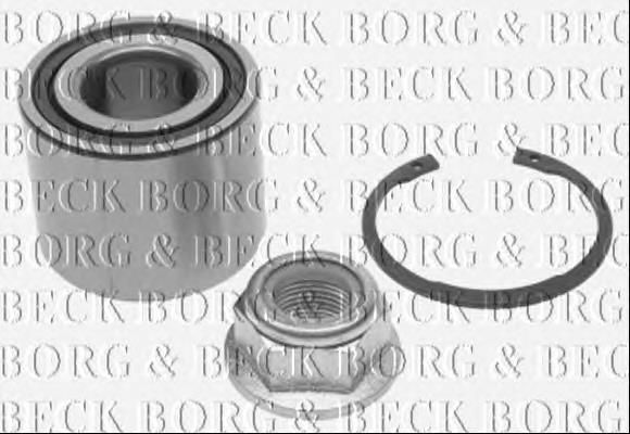 BWK309 Borg&beck cojinete de rueda trasero