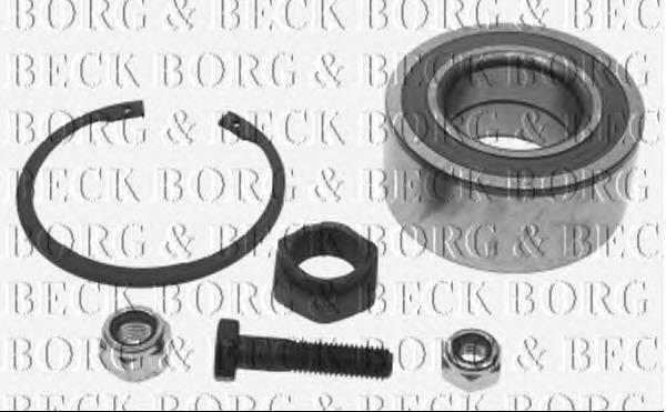 BWK299 Borg&beck cojinete de rueda delantero/trasero exterior