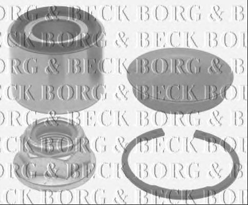BWK305 Borg&beck cojinete de rueda trasero