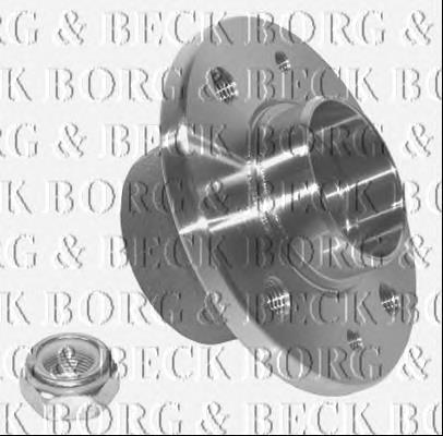 BWK304 Borg&beck cubo de rueda trasero