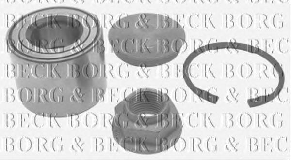 BWK1282 Borg&beck cojinete de rueda trasero