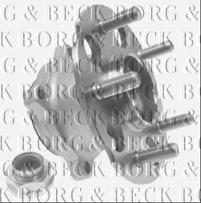 BWK1262 Borg&beck cubo de rueda trasero