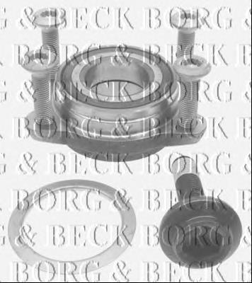 BWK1250 Borg&beck cojinete de rueda trasero