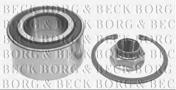 BWK128 Borg&beck cojinete de rueda delantero