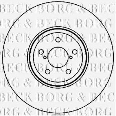 BBD5348 BORG & BECK Disco freno 320x25mm, 5, ventilato | AUTODOC prezzo
