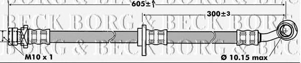 Tubo flexible de frenos delantero derecho para Honda FR-V (BE)