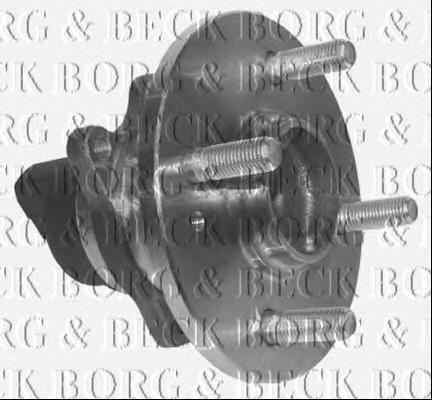 BWK1026 Borg&beck cubo de rueda trasero