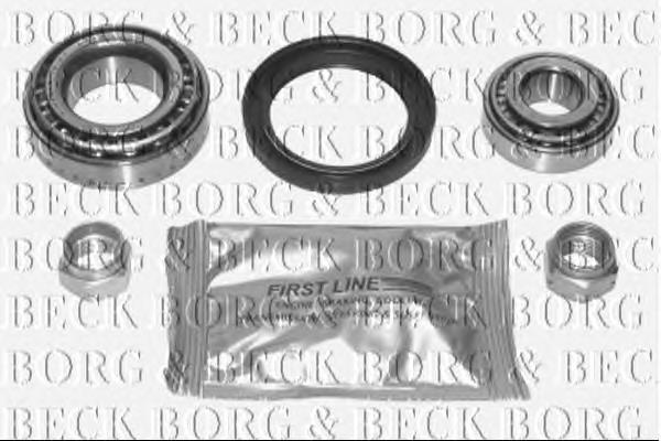 Cojinete de rueda trasero BWK1036 Borg&beck