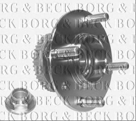 BWK1030 Borg&beck cubo de rueda trasero