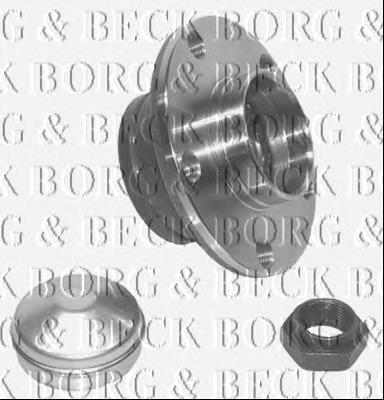 BWK1005 Borg&beck cubo de rueda trasero