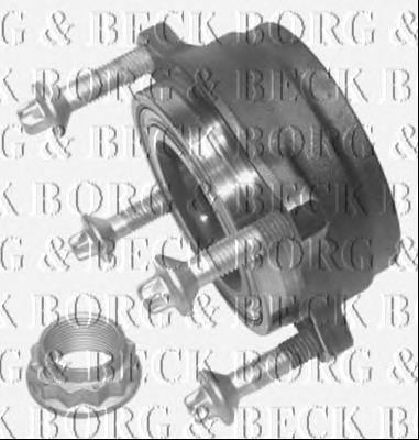 BWK1060 Borg&beck cojinete de rueda trasero