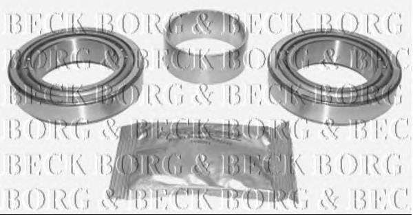 BWK1078 Borg&beck cojinete de rueda trasero