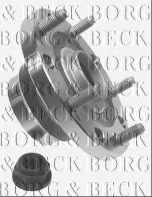 BWK1079 Borg&beck cubo de rueda trasero