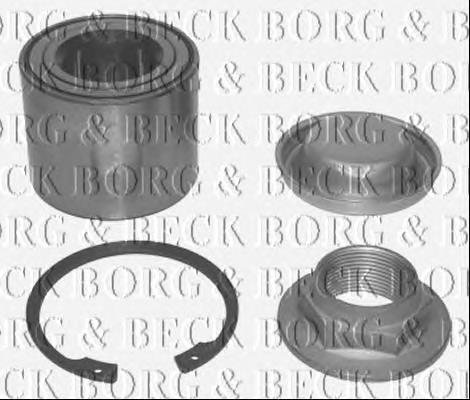 BWK1072 Borg&beck cojinete de rueda trasero