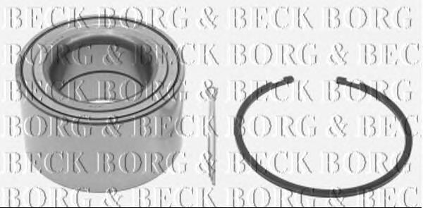 BWK1044 Borg&beck cojinete de rueda delantero