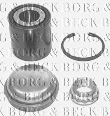 BWK1057 Borg&beck cojinete de rueda trasero