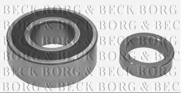 Cojinete de rueda trasero BWK023 Borg&beck
