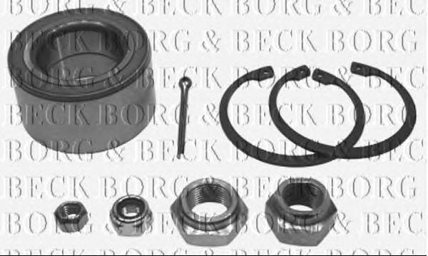 BWK081 Borg&beck cojinete de rueda delantero/trasero