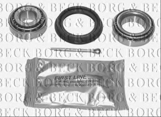 BWK063 Borg&beck cojinete de rueda trasero