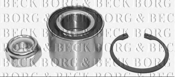 BWK065 Borg&beck cojinete de rueda trasero