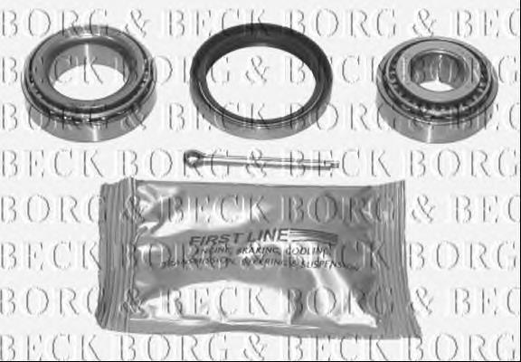 BWK077 Borg&beck cojinete de rueda trasero