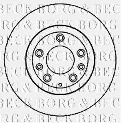 BBD4693 Borg&beck freno de disco delantero