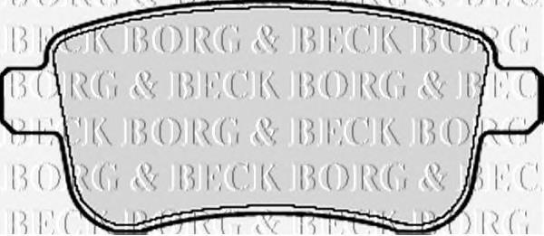 BBP2124 Borg&beck pastillas de freno traseras