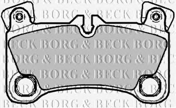 BBP2092 Borg&beck pastillas de freno traseras
