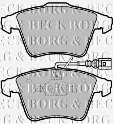BBP2144 Borg&beck pastillas de freno delanteras