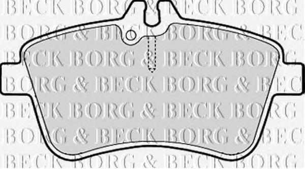 BBP2145 Borg&beck pastillas de freno delanteras