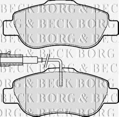 BBP2149 Borg&beck pastillas de freno delanteras