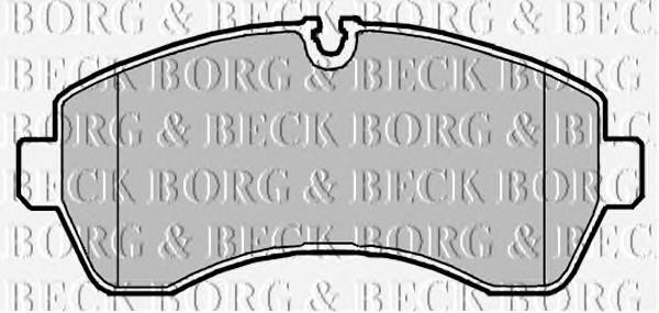 BBP2147 Borg&beck pastillas de freno delanteras