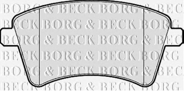 BBP2152 Borg&beck pastillas de freno delanteras