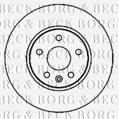 BBD4796 Borg&beck disco de freno delantero