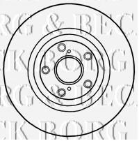 BBD5893S Borg&beck freno de disco delantero