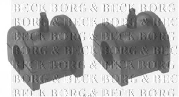 BSK6659K Borg&beck casquillo de barra estabilizadora delantera